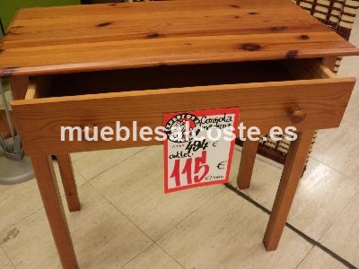Consola en madera de pino con caj�n