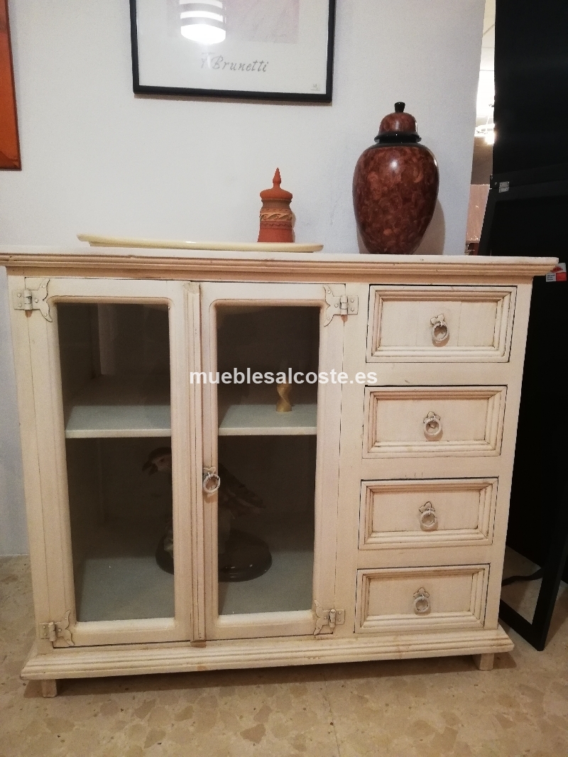 Mueble Blanco Envejecido, venta de Outlet - Muebles Mongar