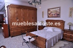 DORMITORIO CLSCICO COMPLETO, MADERA DE FRESNO