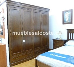 DORMITORIO DE MATRIMONIO NOGAL RSTICO