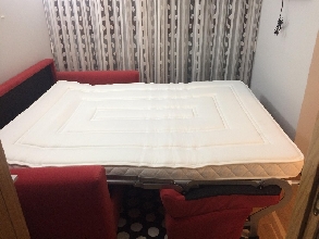 Sofa cama rojo 190x92