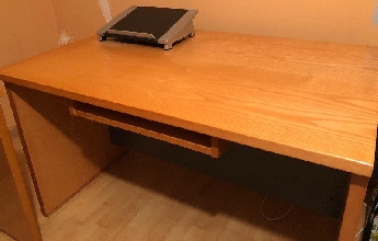 Mesa escritorio madera natural