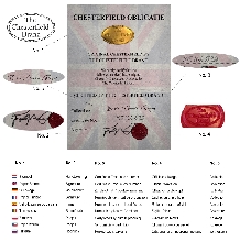 Divan Chester Rojo-Autntic Chesterfield Brand -Cuero 