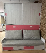 CAMA HORIZONTAL 90 CMS CON SOFA INTEGRADO SERIE PREMIUM