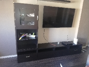 Mueble TV + mueble auxiliar (no puedo subir 2 fotos, subo el de la TV) + estantera 