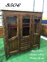 Armario Vitrina MACIZO DECORACI�N