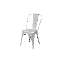 SILLA OLIX, ACERO, GRIS PLATA