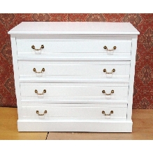 COMODA BLANCA 4 CAJONES 113 X 48 X 90