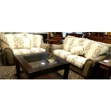 SOFAS 3 Y 2 PLAZAS BEIGS Y MARRON