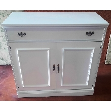 APARADOR BLANCO LISO MEDIDAS 91 X 43 X 85