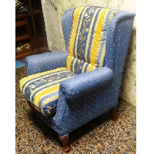 SILLON OREJERO AZUL