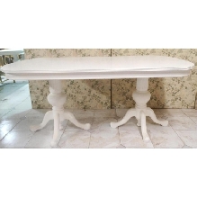 MESA PETACA BLANCA FIJA MEDIDAS 180 X 90