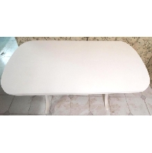 MESA PETACA BLANCA FIJA MEDIDAS 180 X 90