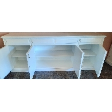 APARADOR BLANCO 4 P Y 4 C 216 X 48 X 85