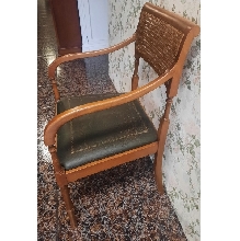 SILLON SHERATON BARNIZADO NOGAL RECICLADO