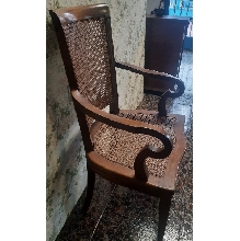 SILLON REJILLA BARNIZADO NOGAL