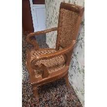 SILLON REJILLA BARNIZADO NOGAL