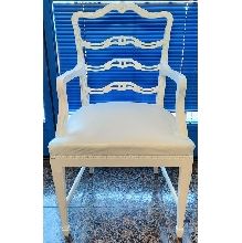 SILLON BLANCO PRETAPIZADO