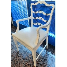 SILLON BLANCO PRETAPIZADO