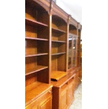 LIBRERIA CEREZO CON VITRINAS 440 X 247