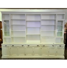 LIBRERIA BLANCA PUERTAS Y CAJONES 365 X 47 X 256