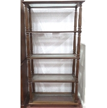 ESTANTERIA 5 BALDAS CRISTAL 95 X37 X 195