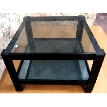 MESA METACRILATO NEGRO MEDIDAS 60 X 60