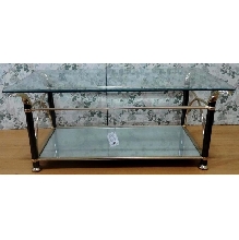 MESA CENTRO METAL BRONCEADO MEDIDAS 115 X 60