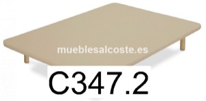 Base tapizada microf. Beige 105*180cm