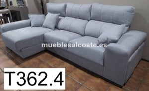 Chaise luana gris 285*150