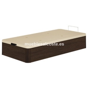 Canap&eacute; de madera color wengue 135*190