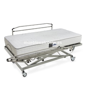 Cama hospital con carro elevador