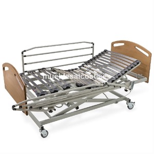 Cama hospital con carro elevador