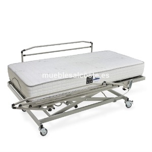 Cama hospital con carro elevador
