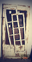 Puerta de madera estilo vintage