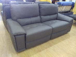 LIQUIDACION SOFA 3P PIEL 2 MOTORES RELAX