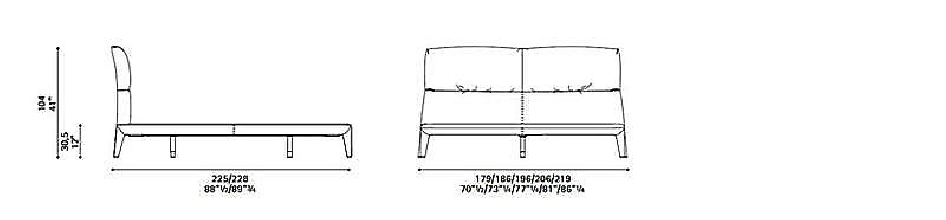 CAMA NUEVA DE POLTRONA FRAU