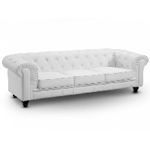 Sofa Chester Blanco 3 plazas