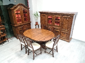 Salon Rustico de roble