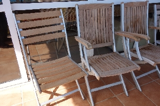 Conjunto mesa sillas exterior