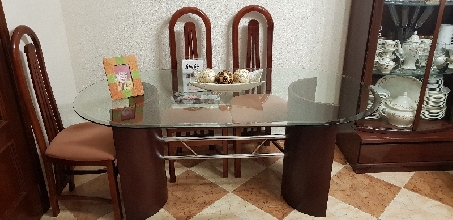 Mesa comedor con 6 sillas