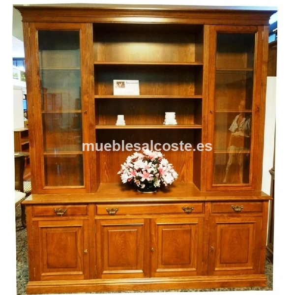 LIBRERIA HAYA COLOR CEREZO 205 X 47 X 232