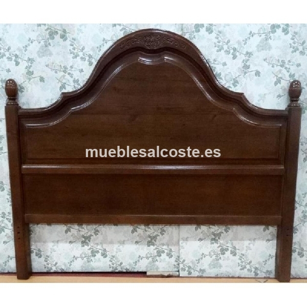 CABECERO DE CAMA DE 135 NOGAL 145 X 126