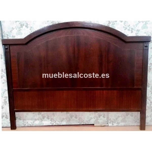 CABECERO DE CAMA DE 150 CAOBA 165 X 127