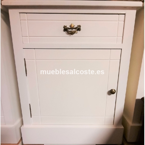 MESILLA BLANCA LISA DE 50 IZDA 53 X 38 X 67