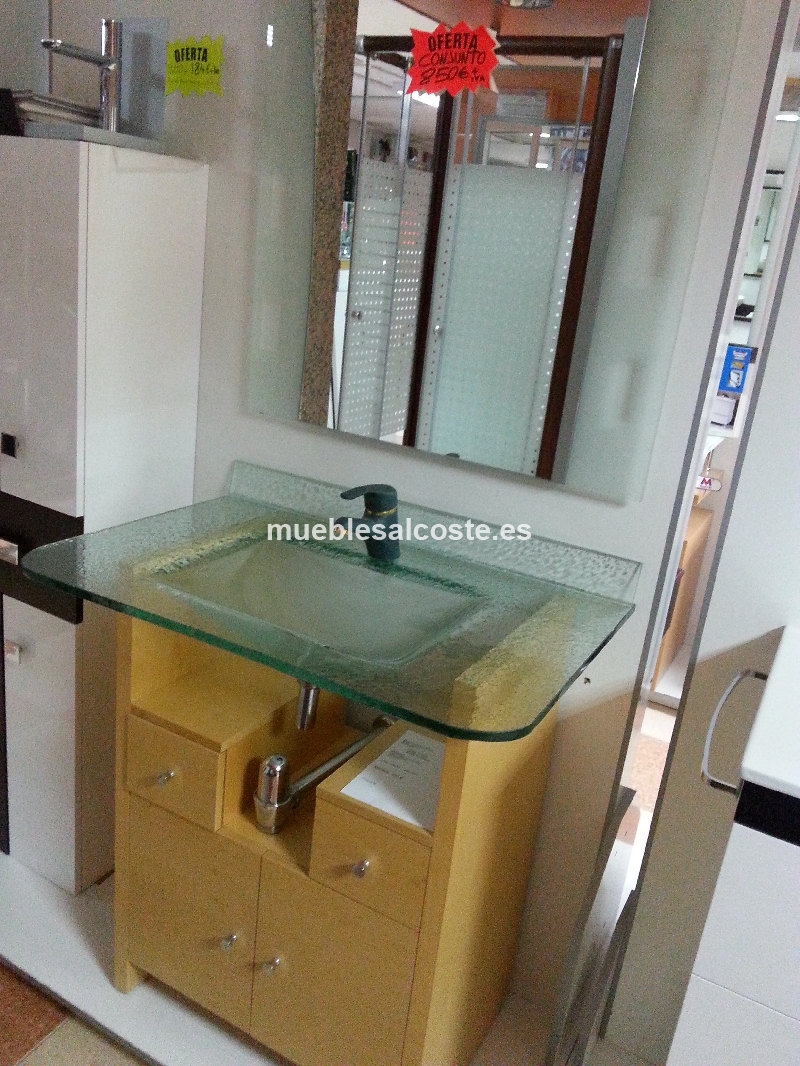 mueble de bao cristal