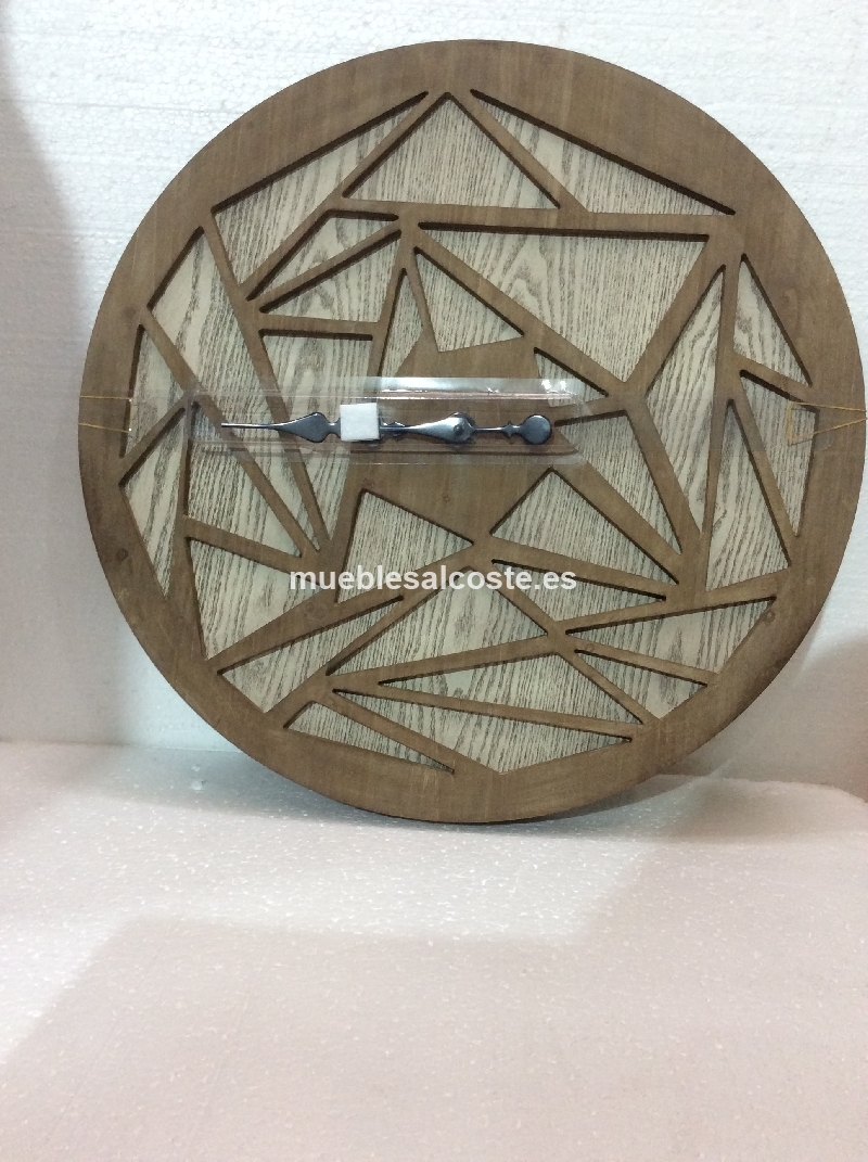 Reloj de madera