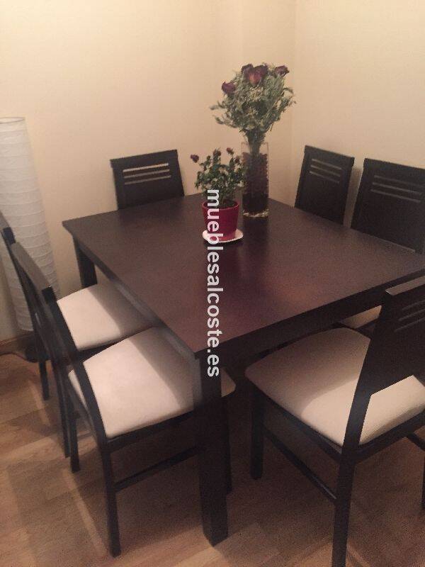 Venta de mesa con seis sillas 